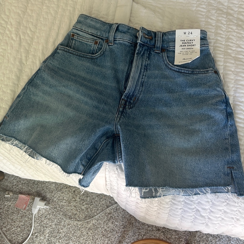 Madewell Light Blue Denim Shorts